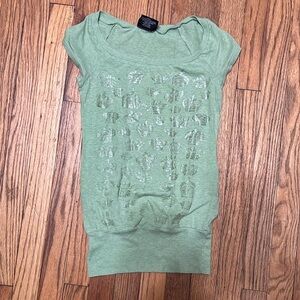 Spears Green Crowns Short Sleeve T-Shirt